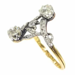 Diamond toi et moi ring