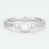 DIDIER GUERIN - Bague or gris et diamants