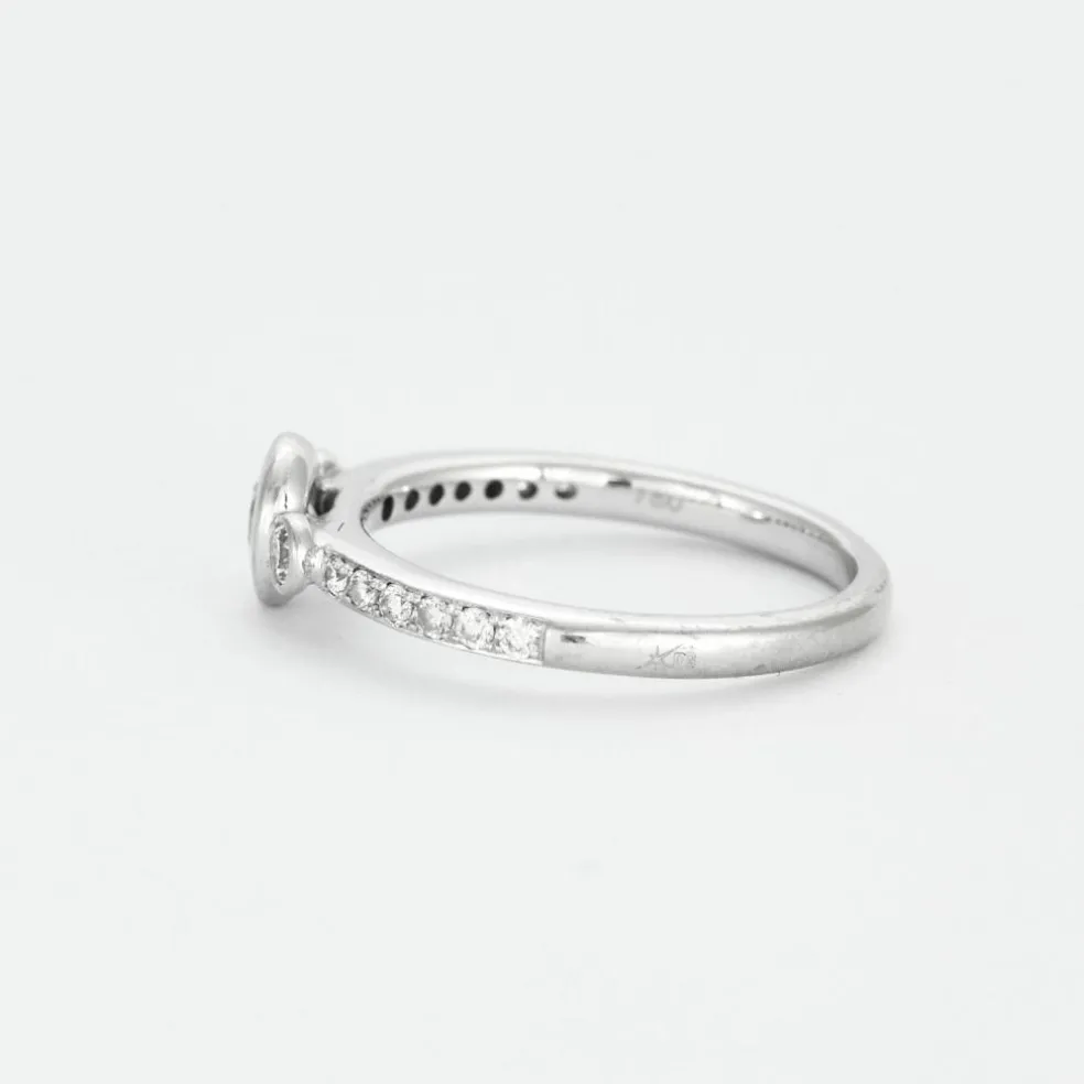 DIDIER GUERIN - Bague or gris et diamants