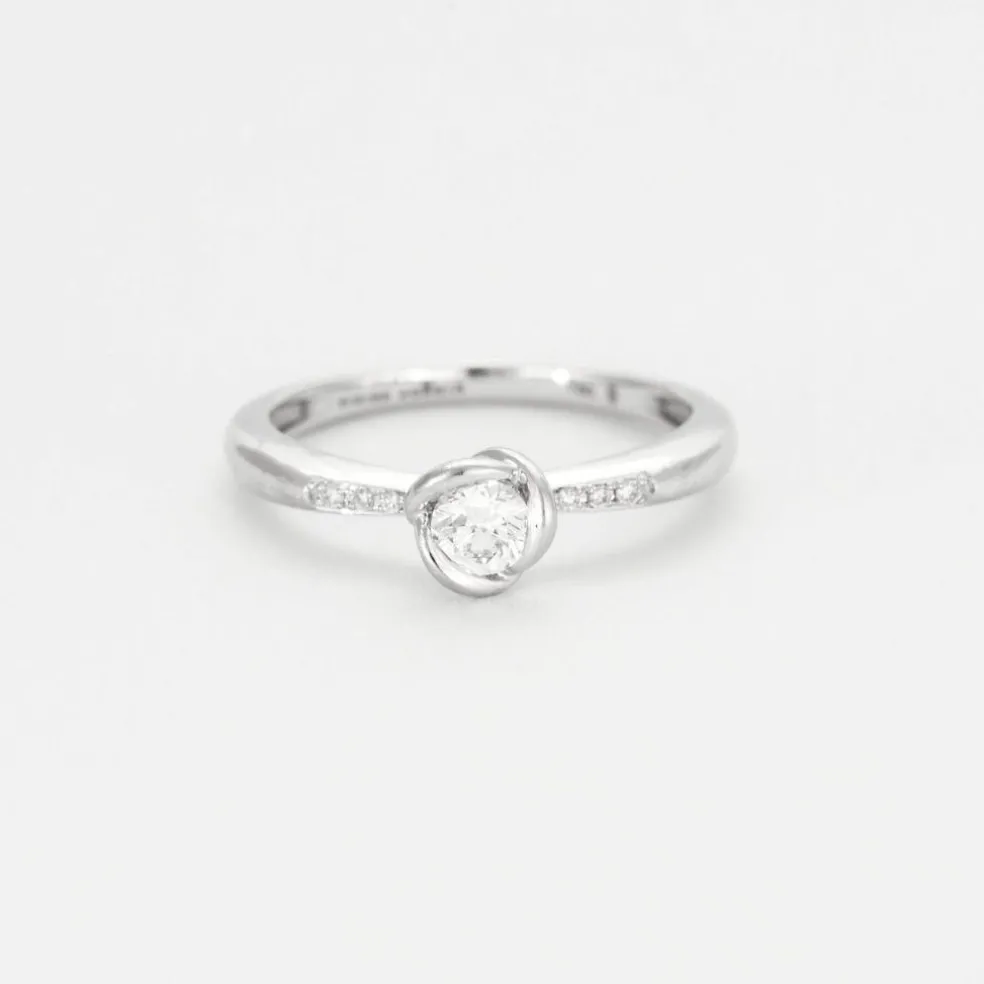 DIDIER GUERIN - Bague solitaire en or et diamant