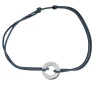 DIHN VAN - Bracelet Cible petit modèle en or blanc