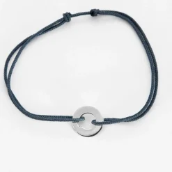 DIHN VAN - Bracelet Cible petit modèle en or blanc