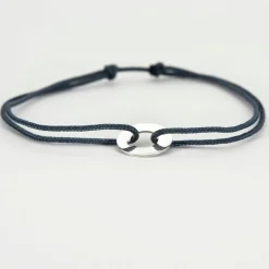 DIHN VAN - Bracelet Cible petit modèle en or blanc