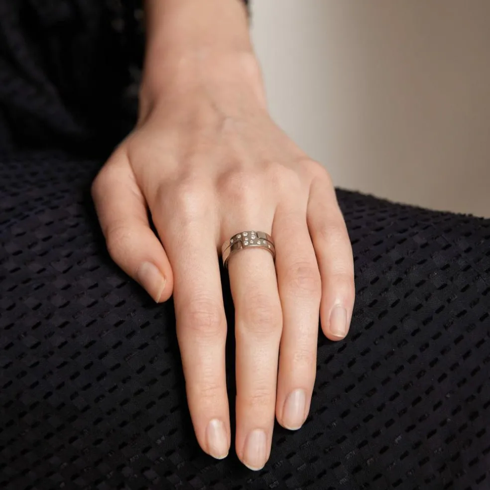 DINH VAN - Bague Seventies Diamants