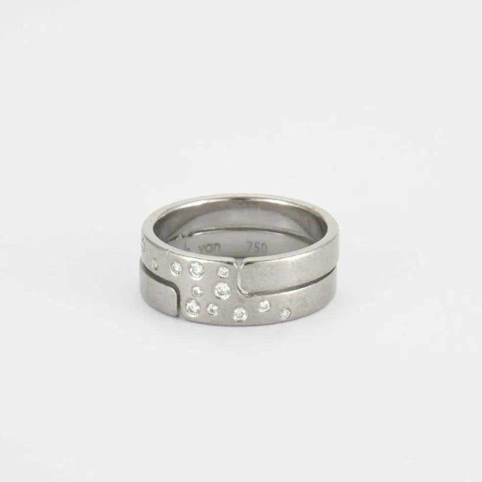 DINH VAN - Bague Seventies Diamants