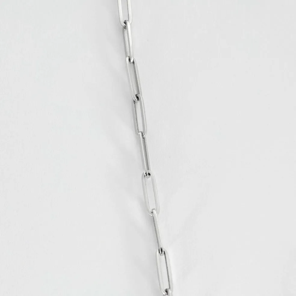 DINH VAN- MENOTTES- Collier en or blanc