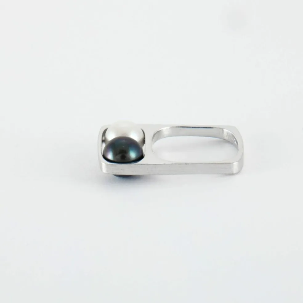 DINH VAN pour PIERRE CARDIN - Bague Perles