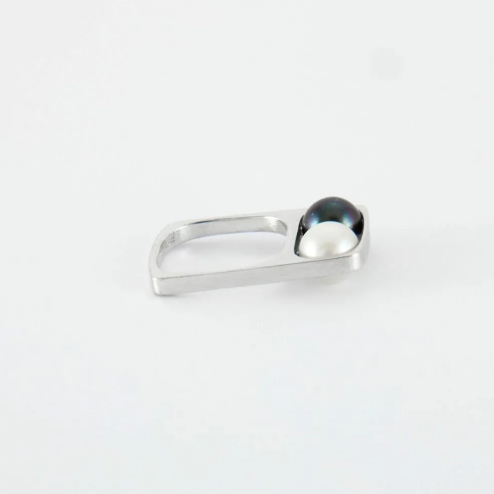 DINH VAN pour PIERRE CARDIN - Bague Perles