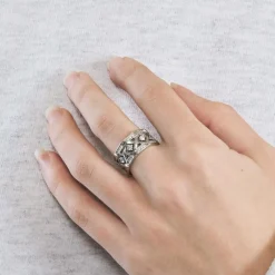 DIOR - My Dior - Bague or blanc et diamants