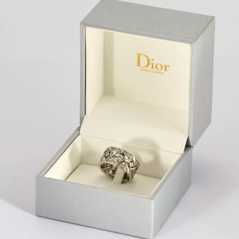 DIOR - My Dior - Bague or blanc et diamants