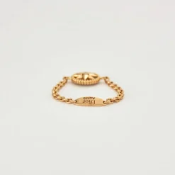 DIOR - ROSE DES VENTS Bague souple en or rose
