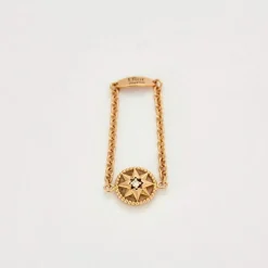 DIOR - ROSE DES VENTS Bague souple en or rose