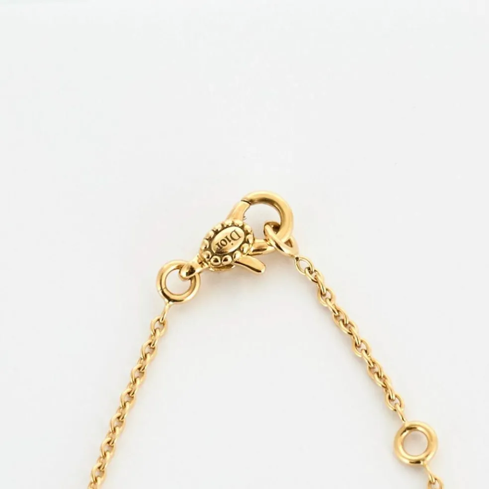 DIOR-ROSE DES VENTS - Collier en or jaune, nacre et diamants