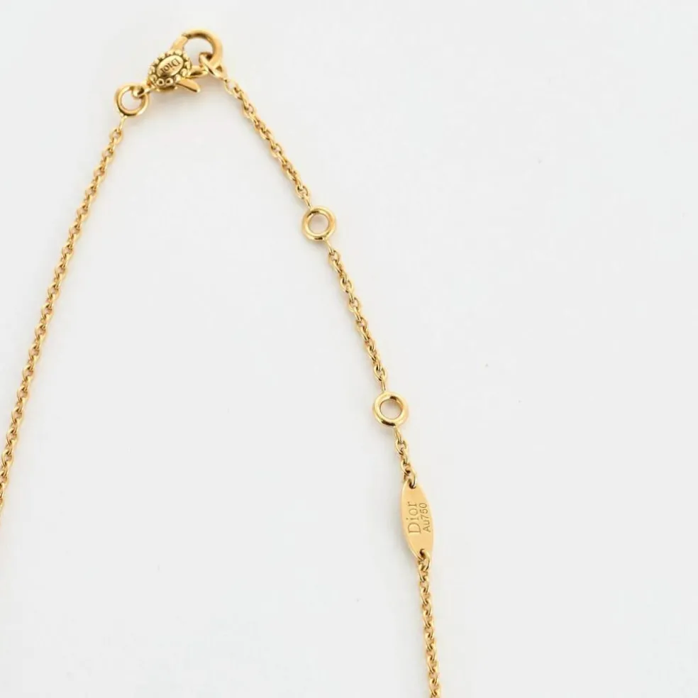 DIOR-ROSE DES VENTS - Collier en or jaune, nacre et diamants