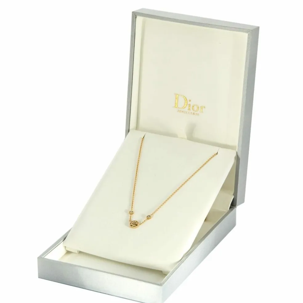 DIOR-ROSE DES VENTS - Collier en or jaune, nacre et diamants