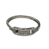 Délicate bague trilogie diamants
