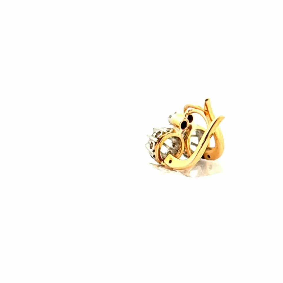 Dormeuse Or Jaune 18k & Diamants