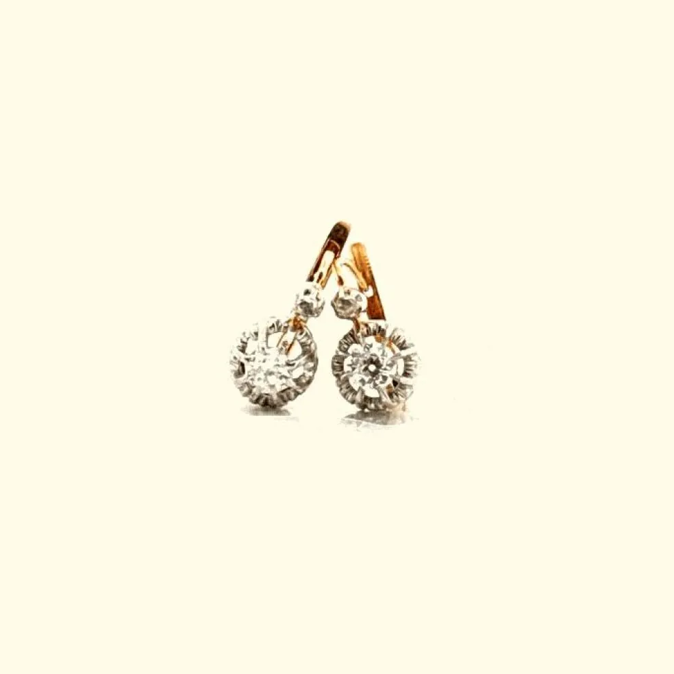 Dormeuse Or Jaune 18k & Diamants