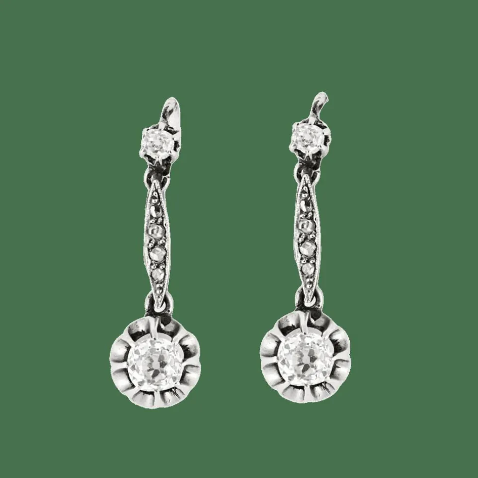 Dormeuses 2 ors diamants