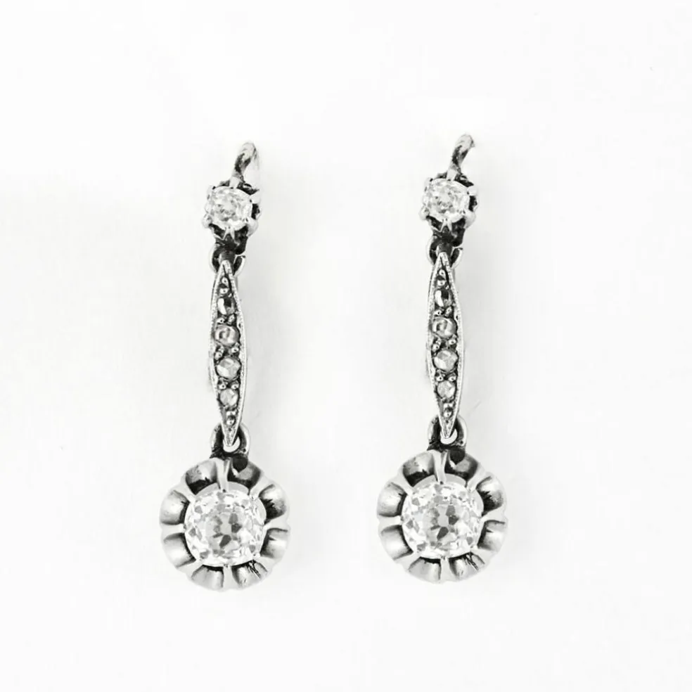 Dormeuses 2 ors diamants