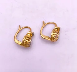 Dormeuses anciennes or et diamants