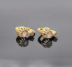 Dormeuses anciennes or et diamants