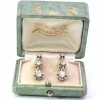 Dormeuses diamants années 1930