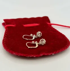 Dormeuses en or 18 carats et diamants