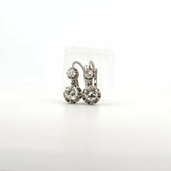 Dormeuses Or Blanc & Diamants