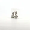 Dormeuses Or Blanc 18k
