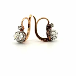 Dormeuses Or Jaune 18k & Diamants