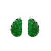 Double clip Art Déco Jade Onyx Diamants