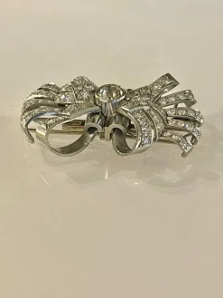 Double Clip Or Et Diamants