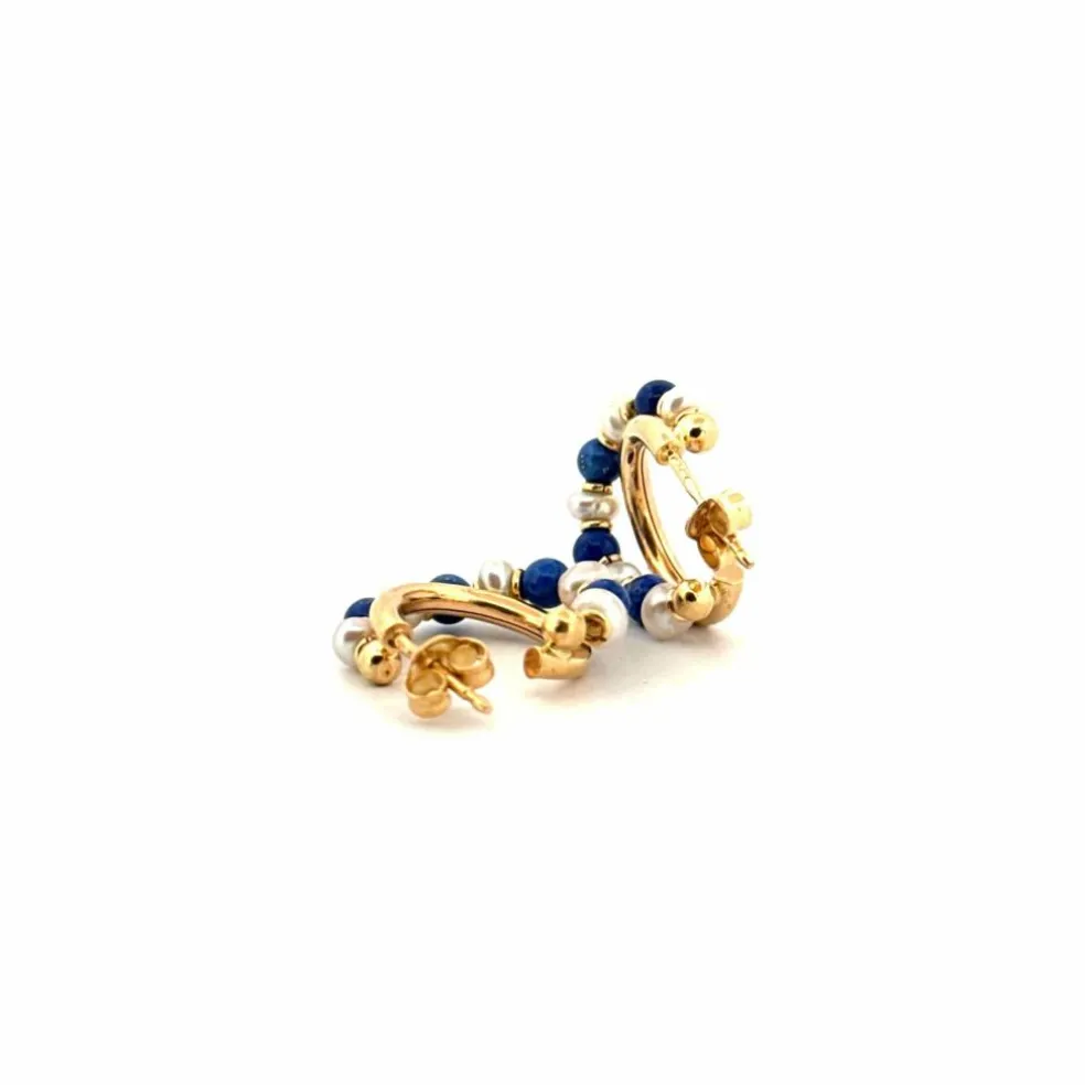 Doubles Créoles Or Jaune 18k