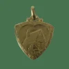 Emile MONIER pendentif Art Nouveau Amour Cœur