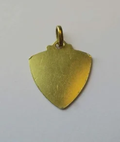Emile MONIER pendentif Art Nouveau Amour Cœur