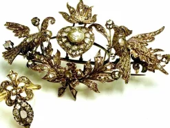 Ensemble broche et bague Empire austro-hongrois