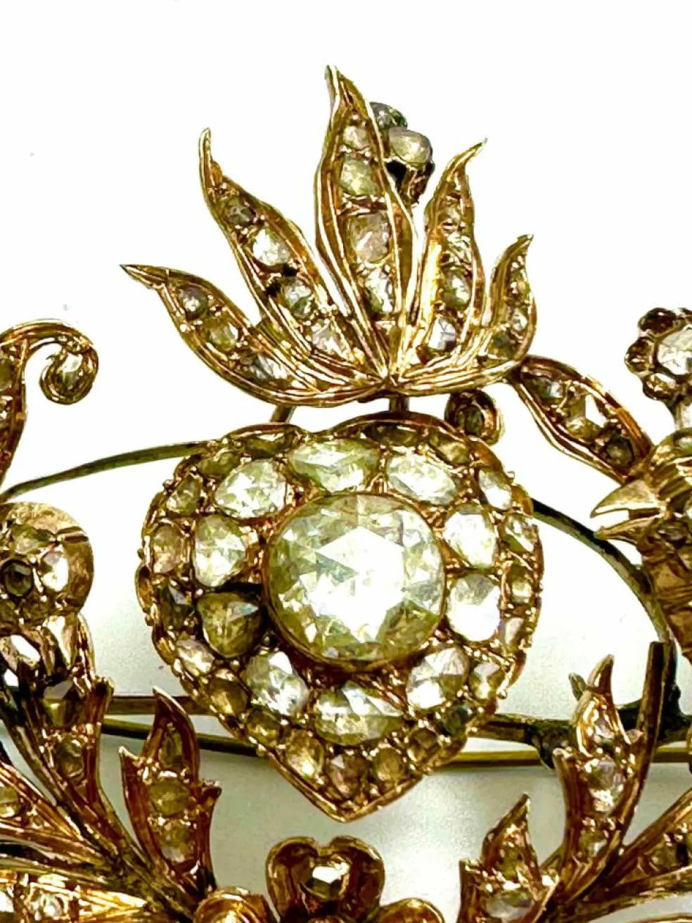 Ensemble broche et bague Empire austro-hongrois