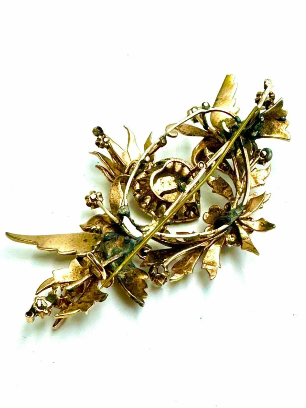 Ensemble broche et bague Empire austro-hongrois