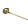 Epingle À Cravate - Or, Diamants & Perle