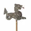Epingle à cravate griffon chargée de diamants