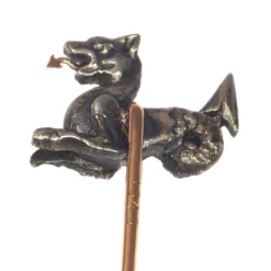 Epingle à cravate griffon chargée de diamants