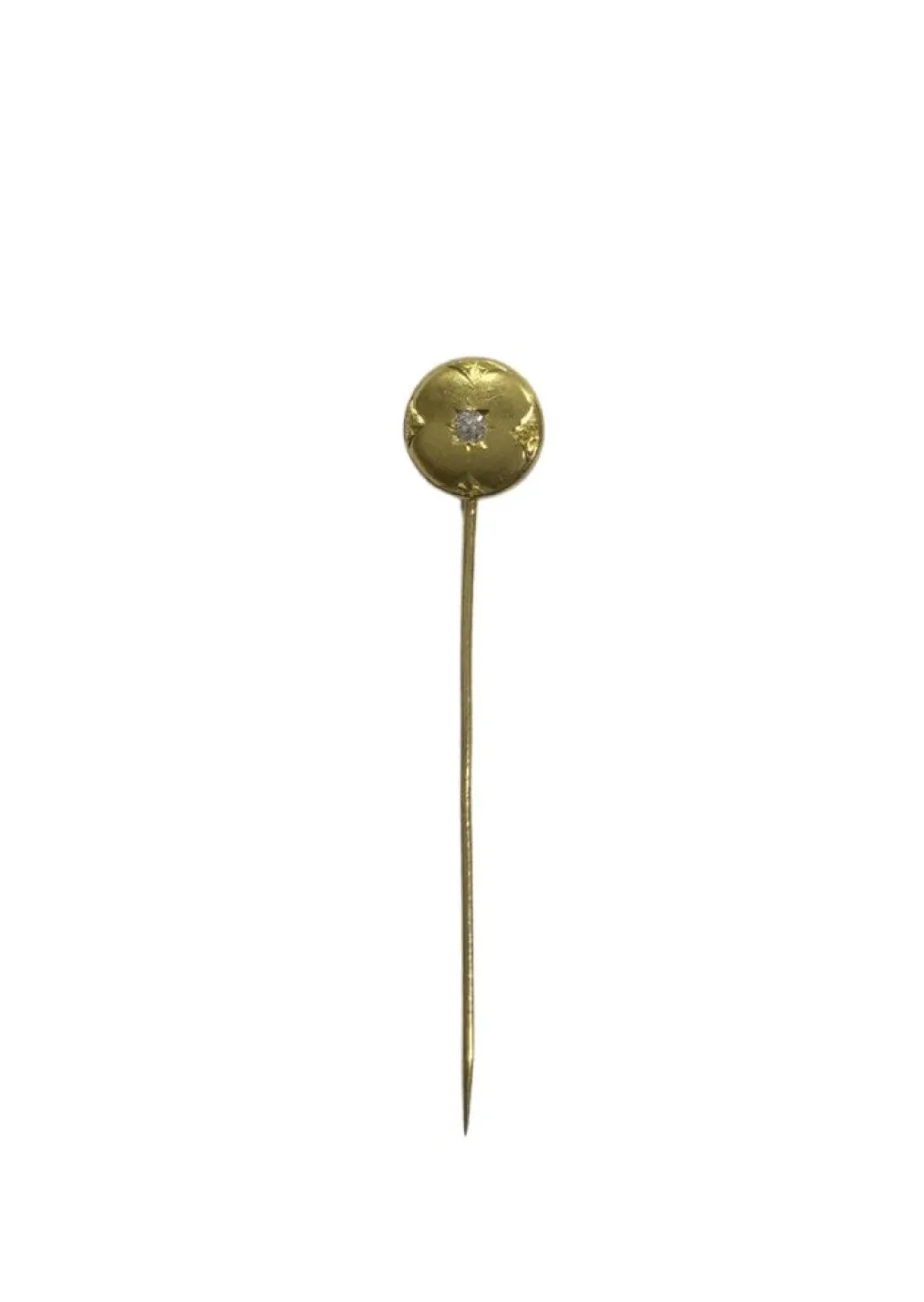 Epingle à Cravate Or Et Diamant