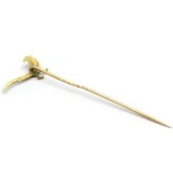 Epingle à cravate or jaune