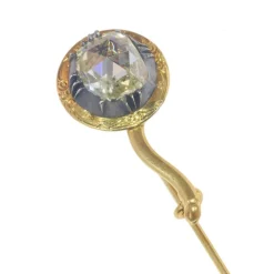 Epingle antique Diamant taillé en rose