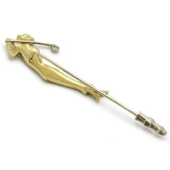 Epingle Golfeuse - Or & Diamant