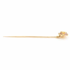 Epingle Or jaune Citrine