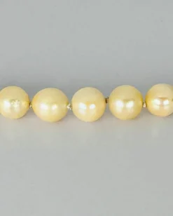 Fermoir de bracelet en or jaune avec perles