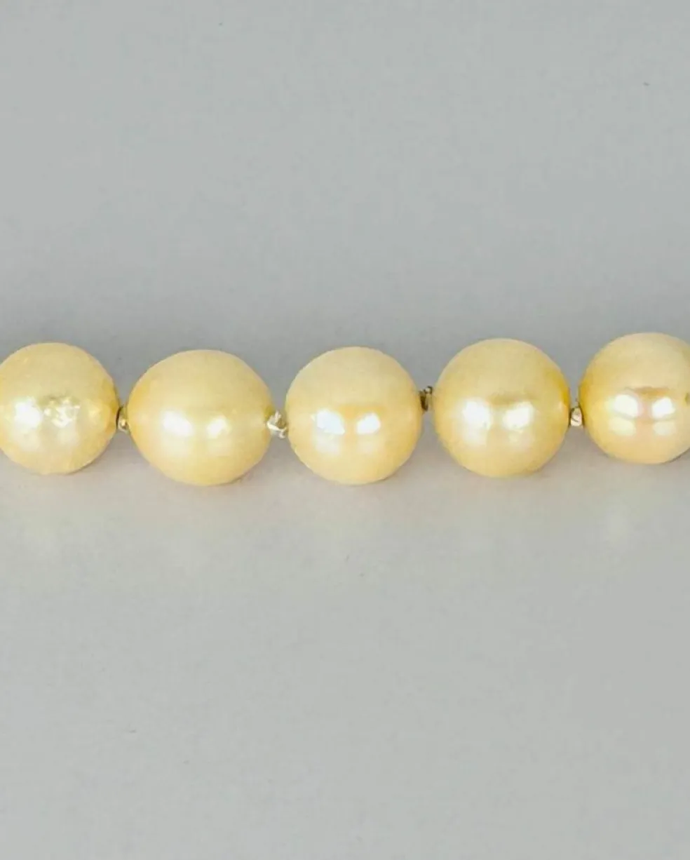 Fermoir de bracelet en or jaune avec perles