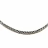 Fope Collier Maille pop-corn Or blanc